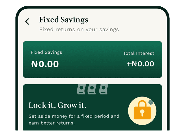 Fixed Savings